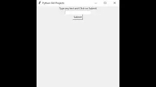 python projects simple GUI app with tkinter