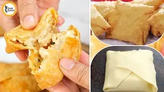 Creamy Chicken Lifafa Samosa 👉 Ramazan Special Make and freeze Recipe by Food Fusion