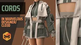 Modeling belt /cords in Marvelous Designer and Clo3D