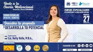 Charla motivacional “Descubre tu Propósito y Desarrolla tu Potencial” 🦋