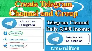 How to create Telegram Channel and Groups 2021 Earning from Telegram Channel Earning App Hindi