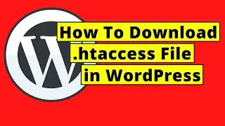 How To Download .htaccess File in WordPress