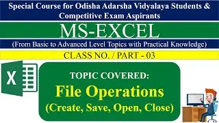 MS-EXCEL PART-03