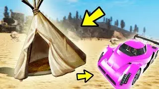 Secret hut in gta 5 online that spits out free cars (just found)