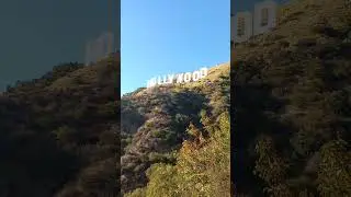 Panoramic view of Los Angeles and the Hollywood sign. California, USA
