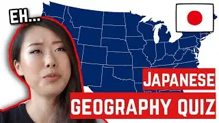 Can This Japanese Guess American States? // Geography Quiz