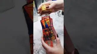 Подбор бутылок для росписи.