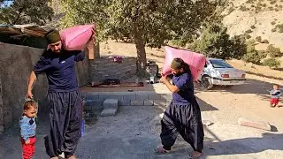 The reality of the hard and sad life of Saifullah and Arad😢 / Nomadic lifestyle documentary