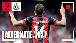 Pitchside views as Marcus Tavernier bags in Newcastle draw | Alt Angle