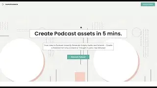 Launching SaaS idea - AI podcast generator [build update]