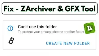 Cant use this folder to protect your privacy zarchiver ✔ FIX cant use this folder problem