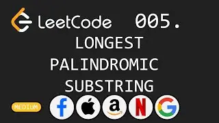 Longest Palindromic Substring - Leetcode 5 - Python