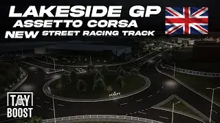 NEW ESSEX "LAKESIDE GP" FREE UK STREET RACING MAP | Tayboost Server | Assetto Corsa Gameplay