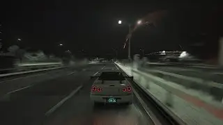 night drive in rain hits different