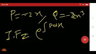 Equation reducible to Linear Differential equation of first order||Differential equations||Part :-04