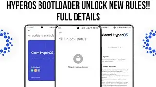 HyperOS bootloader unlock new rules are now available 🖤