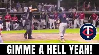 EXPLOSIVE HOME RUN by Minnesota Twins 2024 Draft Pick DEREK BENDER || MLB DRAFT 2024