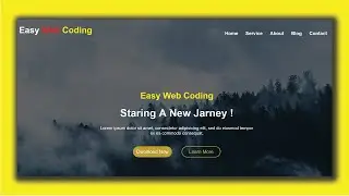 How To Make a Full Website Using Html And CSS | Step By Step Website Tutorial
