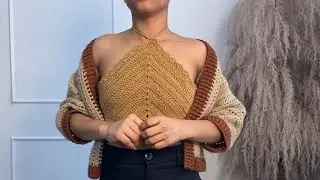 Crochet CROP top tutorial | Alexandra crochet