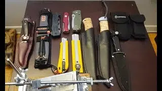 Анонс обзоров ножей. мультитулов и точилки
