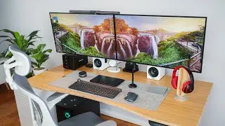 I Built The ULTIMATE Flexispot E6 Standing Desk Setup!