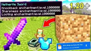 How To Download Dirt Give Extremely OP Items Mod For Minecraft PE 1.20+