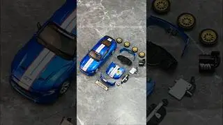 Assembled Ford Mustang GT car model 