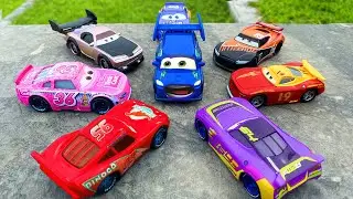 DisneyPixarCars Lightning McQueen,Natalie Certain,Sally Carrera,Tow Mater,Jackson Storm