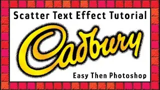 Coreldraw Designing Tips 24 | Create Scatter Text Effect in Coreldraw | CorelwaliSarkar