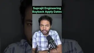 Suprajit Engineering Buyback Apply Dates🔥Last Date to Apply 