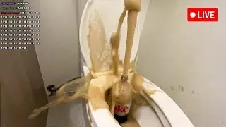 steak accidentally explodes his toilet
