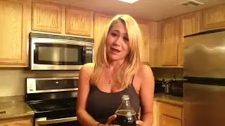 Girl coca cola belly stuffing