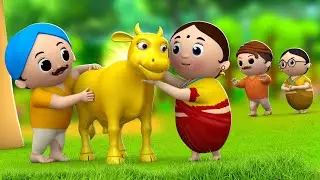 தங்க பசு சிலை - Golden Cow Statue Story | 3D Animated Tamil Moral Stories | JOJO TV Tamil Stories