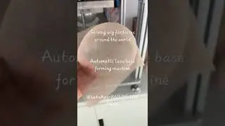 Automatic lace base forming machine