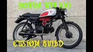 HONDA WIN 100 CUSTOM BUILD CAFE RACER