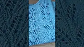 Мастер класс по блузке спицами уже на бусти.