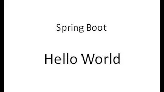 3-Spring Boot   Hello World