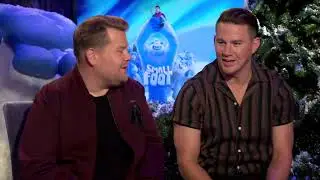 James Corden & Channing Tatum SMALLFOOT Teen Interview / Deli Alli hand challenge