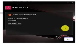 Fix Install Error 4000 Error 9 With This Autodesk Trick