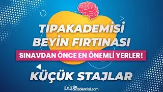 TIPAKADEMİSİ BEYİN FIRTINASI - TUS Küçük Stajlar (Sınavdan Önce En Önemli Yerler!)
