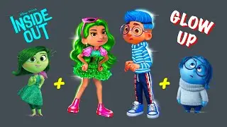 Inside Out 2024: Luca Disney Glow Up Joy, Sadness - Luca Transformation