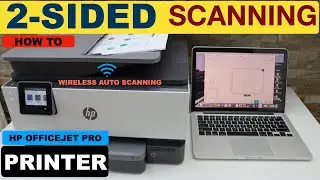 HP Printer Double-Sided Scanning, Auto 2-Sided Scan.