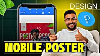 Mobile poster Design in pixellap app | Side loo sameyaa Posterkan adigo adegsanaya Mobile  📱