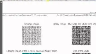 Solve a maze problem using morphology in Matlab