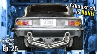 Custom Exhaust is Done! Pro Touring V8 Triumph Build – LS Powered Project GT6 – Ep25