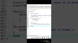 Program to check Prime number in C Language | C program to check whether a number is Prime or Not.