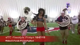 Porristas de los Texanos de Houston FREESTYLE FRIDAYS 12 27 13!