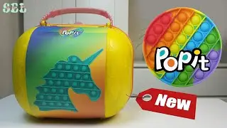POP IT Большой Чемодан Сюрпризов Поп Ит Антистресс Big Custom Surprise