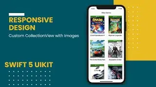 Create Responsive Layout Design with Custom CollectionView in Swift 5 XCode UIKit | Hindi | GUI