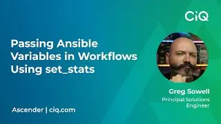 Passing Ansible Variables in Workflows Using set_stats